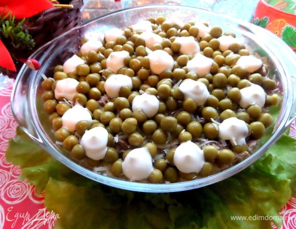 Делаем капли из майонеза "Слобода" и салат готов!