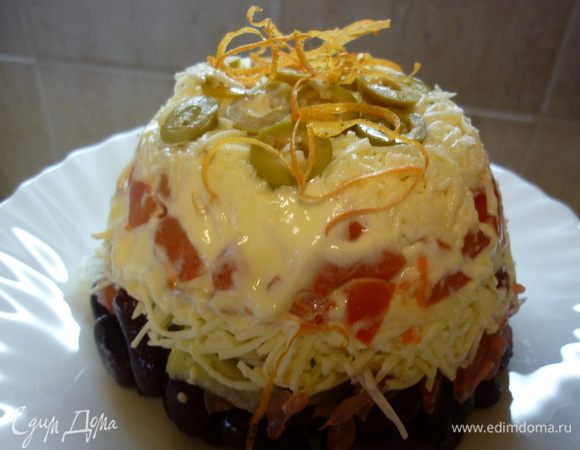 А теперь легким движением руки переворачиваем пиалку на тарелочку, аккуратно удаляем пленку и ... VIVA CUBA