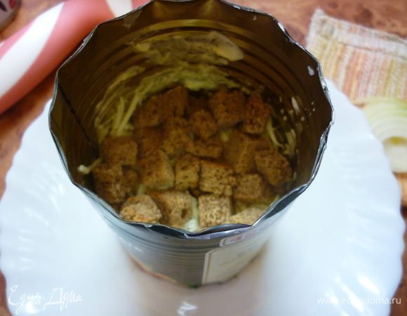 А теперь сухарики.