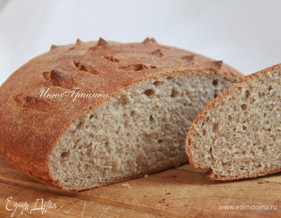 Дать хлебу полностью остыть, лучше на решётке. Угощайтесь на здоровье!