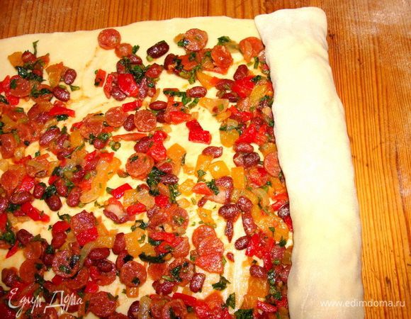 Свернуть в рулет.