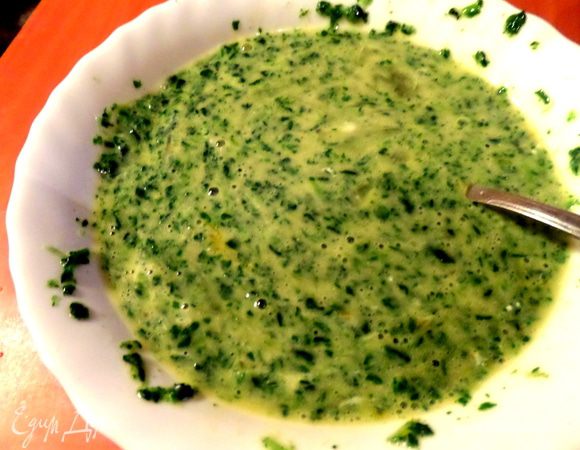 Вот такой красивый омлетный состав получился!