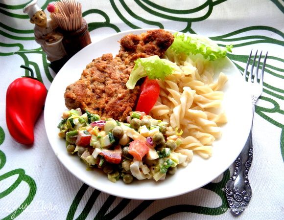 Макарошки тоже по желанию детей! Приятного аппетита)))