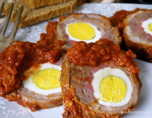 P.S. Кстати, могу подсказать, что блюдо у Вас получается "два в одном", практически! ))) Так как оставшийся томатный соус (очень вкусный!) можно подать с отваренной пастой! Дети от такой пасты с соусом были в восторге! )))