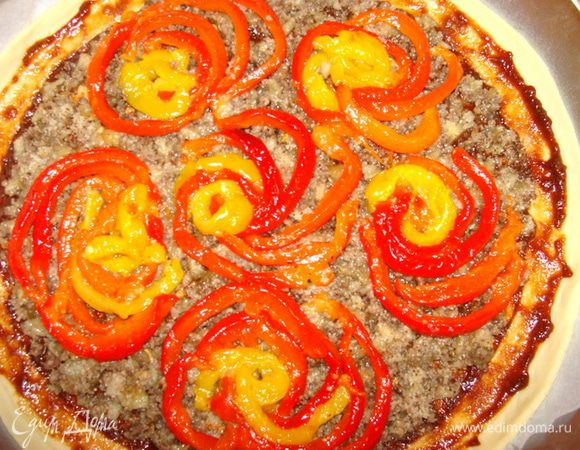 Выложить перец. Он у нас "кружится в вальсе"!