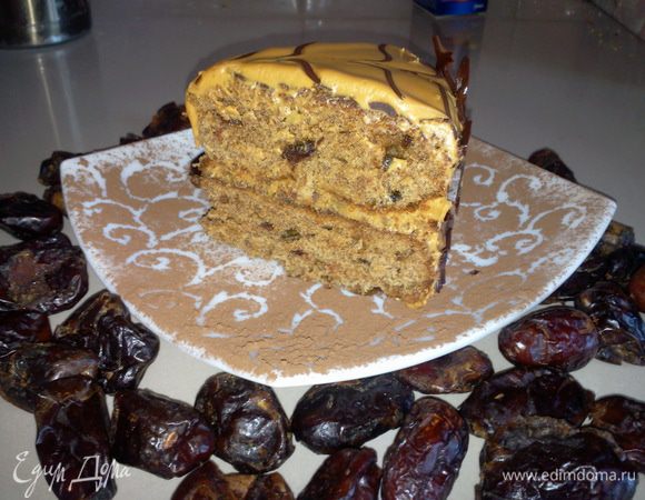 И вот наслаждаемся вкуснейшим тортиком...