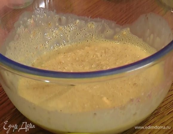 Добавить овсяную массу, все перемешать.