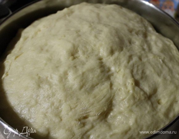 Вот так подошло наше тесто.