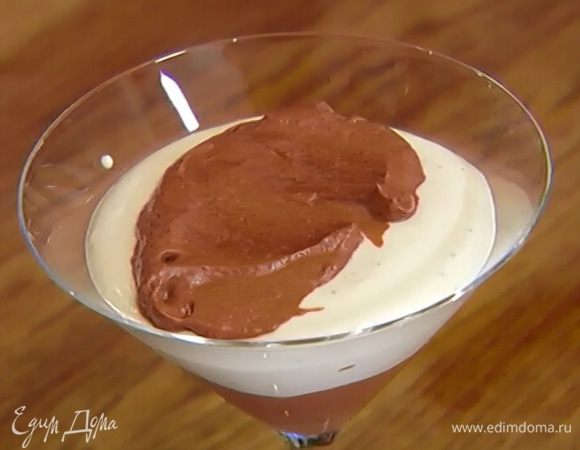 Отправить десерт в холодильник на 2 часа.