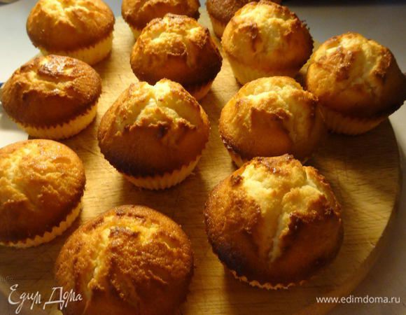 Освободим кексы от форм.