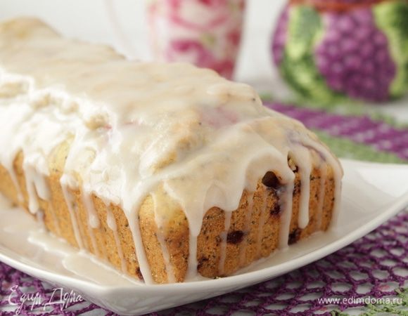 Остудить, полить глазурью.