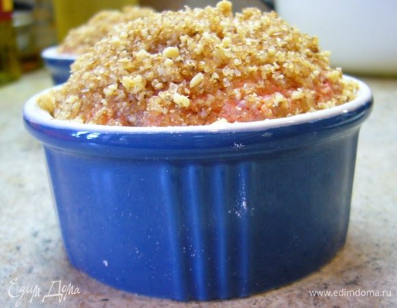 Вот такой красавец получился! Из под орехово-сахарной шапочки проглядывает  розовая макушка.