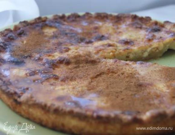 Готовый тарт охладить 20 минут. Полить медом и посыпать корицей!
Приятного Вам аппетита!!!