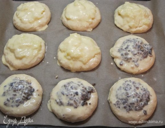 Смазать шаньги.