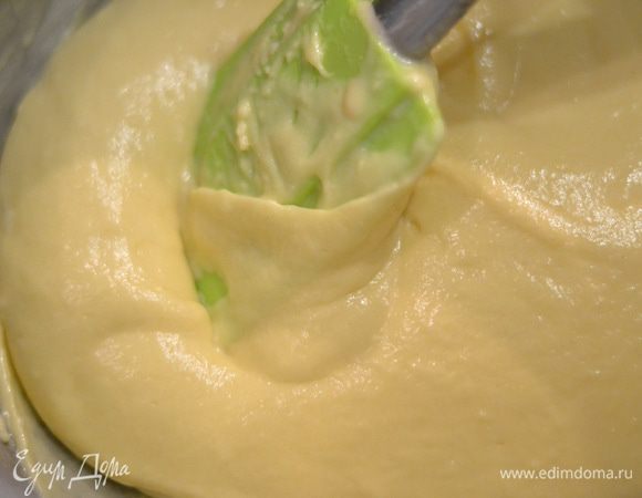 Тесто должно получится густоватым.