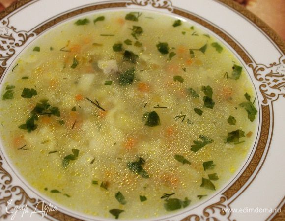 Выключаем огонь, добавляем зелень, закрываем крышкой и даем настояться минут 15. Кушаем горяченьким, со свежим хлебушком, сальцем и чесночком! Приятного аппетита, мои дорогие!