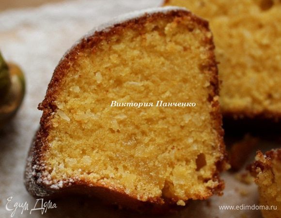 Так выглядит кекс в разрезе...