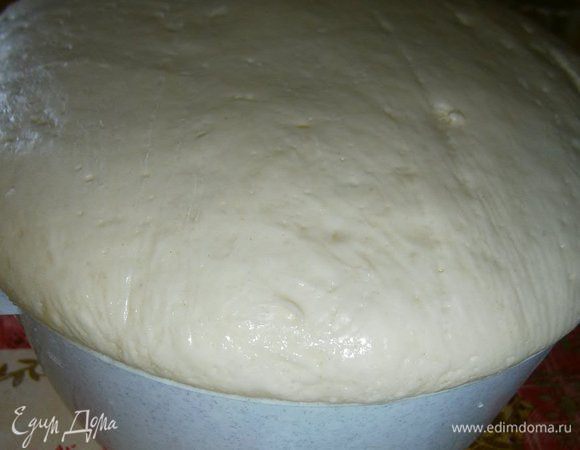 Подошедшее тесто.