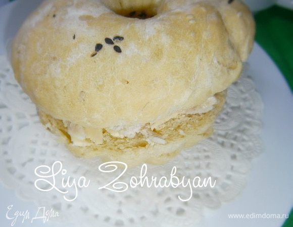 И ещё такие булочки получились! 
Приятного аппетита!!!