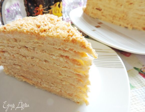 Наконец торт готов. Можете вознаградить себя и своих близких поистине волшебным и изысканным вкусом этого торта! Приятного аппетита!!!