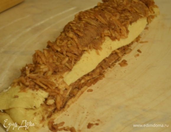 Складываем полоски друг на друга.