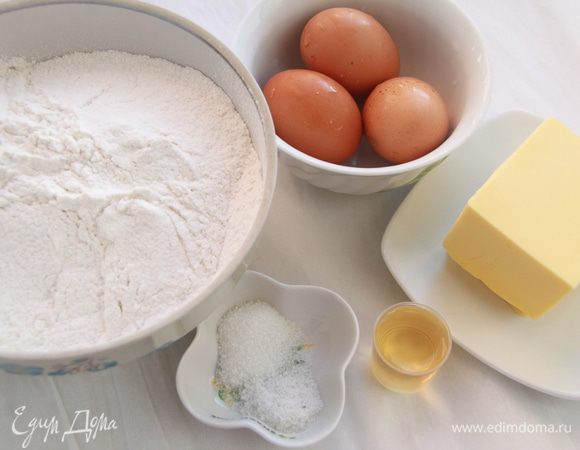 Теперь можно приступить к приготовлению теста. Отмерить ингредиенты.