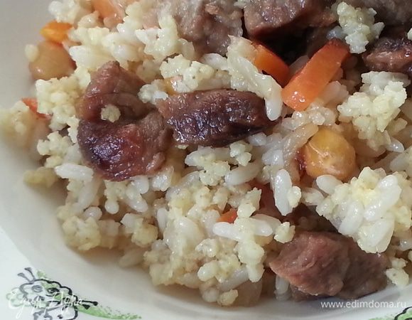 Сделала фото вблизи - как видите пшено не очень заметно.