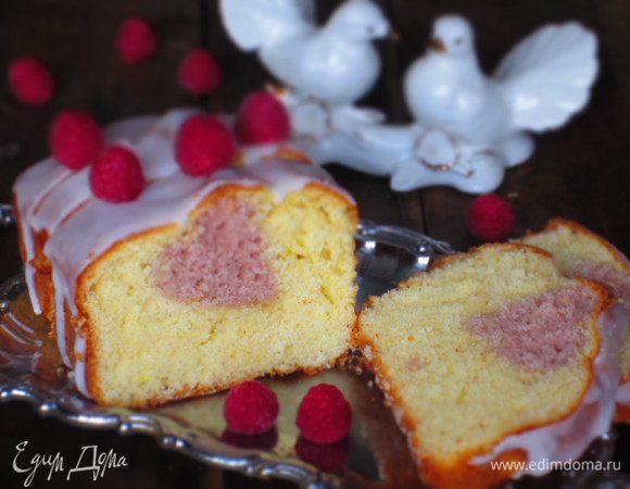 Украсить малиной. Приятного аппетита:))