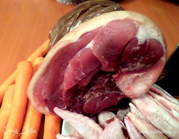 Всё очень просто...Рульку промыть.