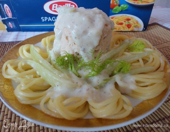 5.	При подаче украсить зелеными веточками фенхеля.