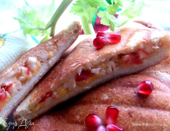 А это разрезик! Сверху ещё украсила гранатом)))