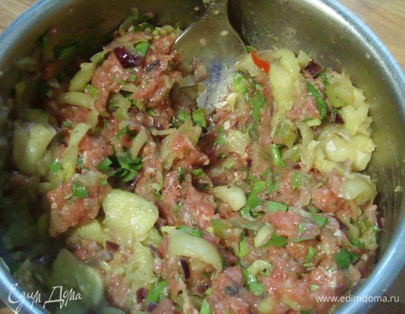 Досолить, доперчить. Начинка готова.