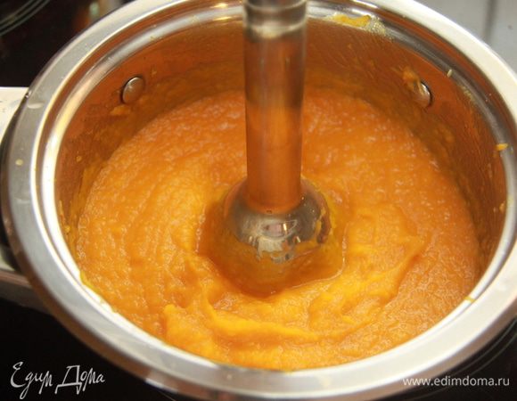 Пюрировать.