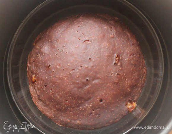 Так выглядит готовый пудинг.