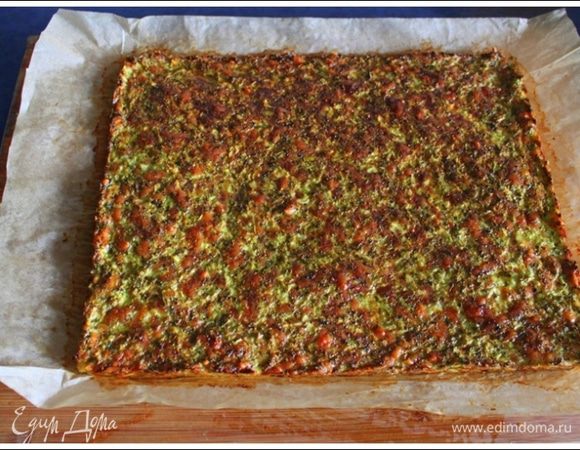 Запекаем в разогретой до 180 гр духовке ok. 30 минут. Смотрите по верхушке, должно красиво зарумяниться.