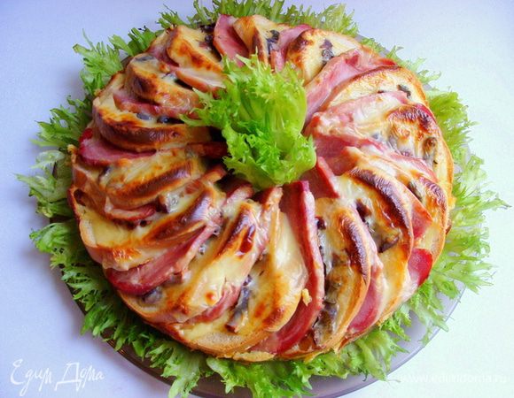 Подавать с листьями салата. Можно их и между бутербродов распределить.