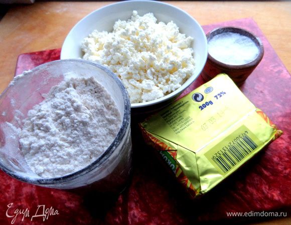 Продукты для теста...