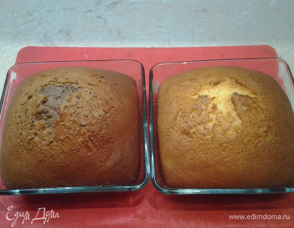 Достать наши коржи. Дать им остыть.