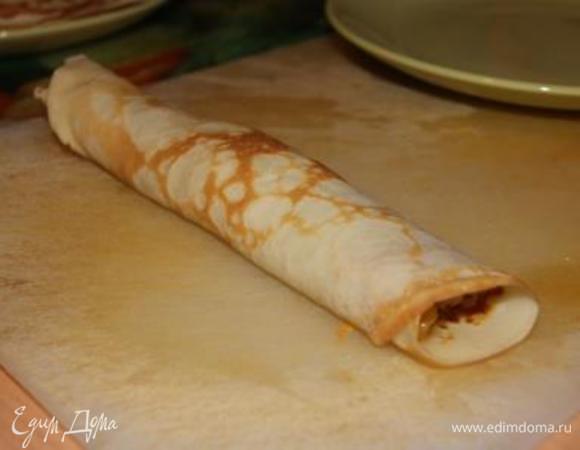 Свернуть трубочкой.