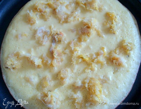 Печем блинчики с припеком. Без масла.