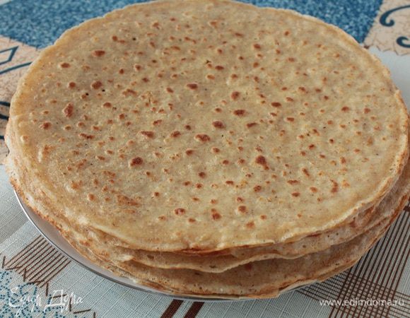 Испечь 6 штук овсяных блинчиков по этому рецепту:
http://www.edimdoma.ru/retsepty/64582-tonkie-ovsyanye-blinchiki 