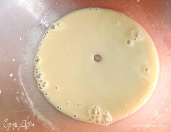 Оставим на некоторое время до появления пузырьков.