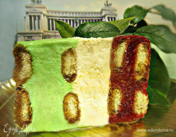 После достаточного охлаждения аккуратно достаём тирамису из формы (я просто разрезала коробочку ножницами), выкладываем на блюдо и наслаждаемся!  Buon appetito!