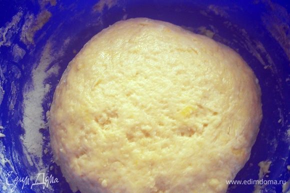 Замешиваем тесто. Молоко слегка нагреть. Дрожжи высыпать в маленькую миску и добавляем 2 ст. ложки теплого молока, 1 ст. ложка сахара. Оставим на пол часа. Тем временем просеиваем муку, делаем углубление, добавляем растопленное масло, яйцо, соль, сахар, молоко и опару. Замесить тесто и выложить в миску. Накрыть пленкой или чистым полотенцем, поставить в теплое место минимум на 1 час.