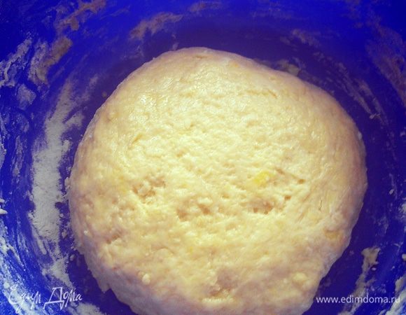 Замешиваем тесто. Молоко слегка нагреть. Дрожжи высыпать в маленькую миску и добавляем 2 ст. ложки теплого молока, 1 ст. ложка сахара. Оставим на пол часа. Тем временем просеиваем муку, делаем углубление, добавляем растопленное масло, яйцо, соль, сахар, молоко и опару. Замесить тесто и выложить в миску. Накрыть пленкой или чистым полотенцем, поставить в теплое место минимум на 1 час.