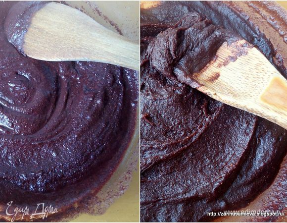 Для начинки: В 100 мл молока развести крахмал, добавить желток и размешать до однородной консистенции. Оставшиеся 100 мл молока смешать с сахаром, поставить на огонь, дать закипеть. Снять сироп с огня и заварить в нем черемуху. Влить,  тонкой струйкой яично-крахмальную смесь,  непрерывно помешивая. Опять поставить на огонь и заварить, интенсивно помешивая. Если вдруг образовались комочки, то взбить начинку миксером до однородности.