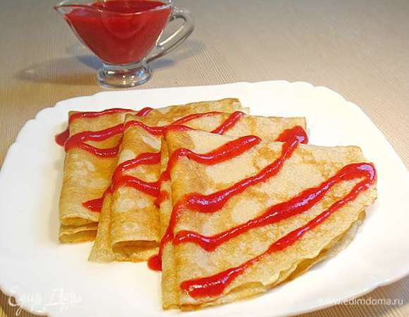 Сразу подаем к столу с соусом и сметаной!!! Приятного аппетита!!!