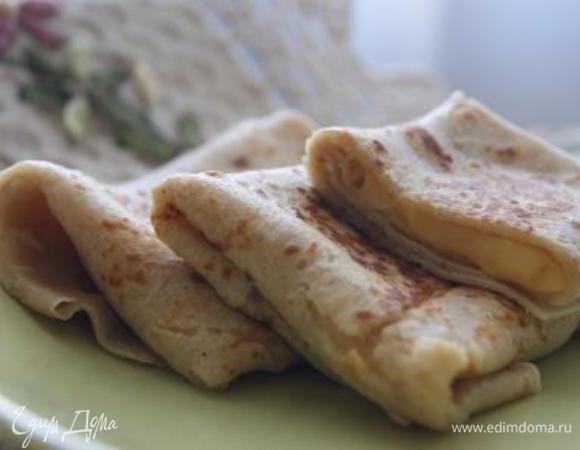 Подавать с любой начинкой! Мой муж просто обожает блинчики с сыром!