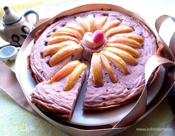 Берем кусочек с мягким творожком...