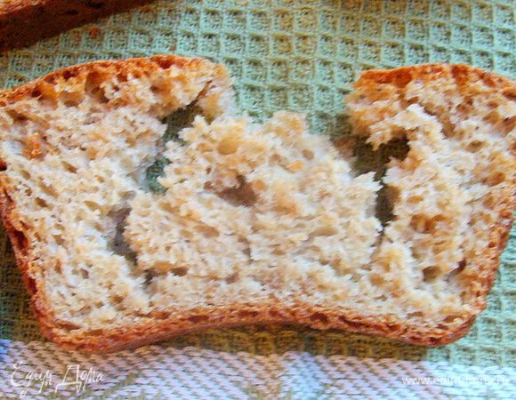 Даже разорвала кусочек, чтобы было нагляднее)))